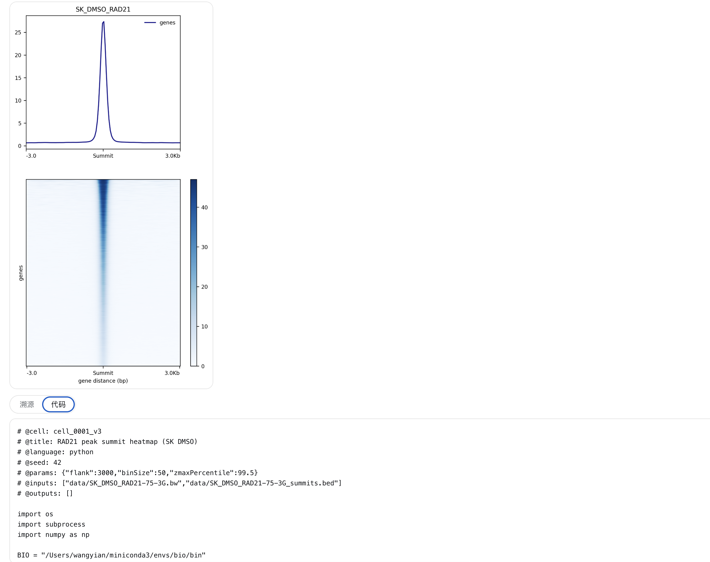 Code tab
